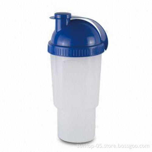 Shaker Bottle, Made of PP, Measuring 10 x 24cm